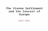 The Vienna Settlement and the Concert Of