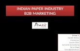Indian Paper Industry- B2B Marketing