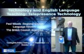 Technology and English Language teaching: telepresence technology