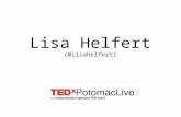 Lisa Helfert at TEDxPotomacLive