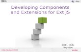 Developing components and extensions for ext js