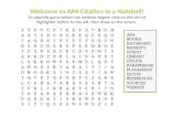 APA Citation in a Nutshell