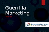 Guerrilla marketing Top 15 Business Examples