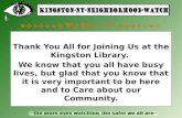Kingston Neighborhood Watch Meeting