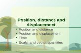 Distance and Displacement Power Point