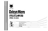 Cateye Micro CC-6000_E Manual