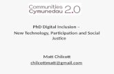Communities 2.0 PhD study