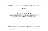 Procedure Manual- Aircraft Accident Incident Investigation