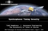 Synchrophasor Timing Security