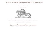 tesolmaster.com The Canterbury Tales Jigsaw Reading Comprehension and Speaking Activity Lesson