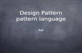 Design pattern 0 - Pattern langrage overview