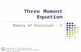 14 three moment equation