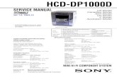 Sony Hcd Dp1000d