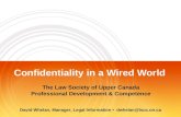 Confidentiality in a Wired World
