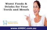 What are the Worst Foods for your Teeth and Mouth