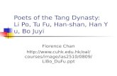 Poets of the Tang Dynasty: Li Po,