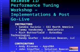 Release 11i Performance Tuning Workshop – Implementations & Post Go-Live