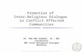 Promotion of Inter-Religious Dialogue in Conflict Affected