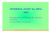 Internal Audit for MFI