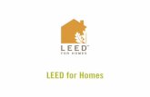 LEED Certification for Homes