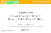 Culture Change For Changing Times Family Firm Institute