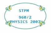 Stpm 960/2 Physics 2007