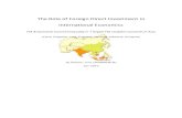 FDI Pros & Cons - Asian Countries