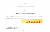 A Live Project Report of Marketing Management