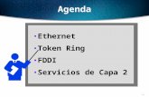 • Ethernet • Token Ring • FDDI
