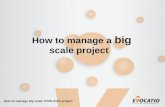 How to manage a big scale HTML/CSS project