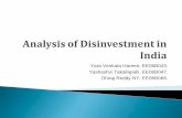 Analysis of Disinvestment in India