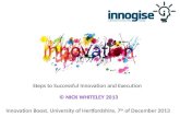 Innovation boost presentation 2013