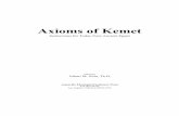 Axioms of Kemet