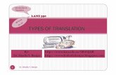 Types of Translation, By Dr. Shadia Yousef Banjar