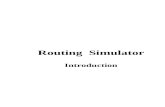 Routing Simulator