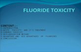 Fluoride Toxicity Seminar