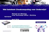 Wat Betekent Cloudcomputing Voor Onderwijs   Mbo Dag   1 April 2010