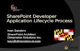 Developer application lifecycle process and tools - v.5