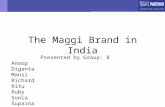 The Maggi Brand in India