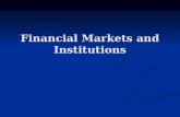 Financial Markets and Institutions -PART1