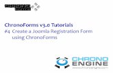 4 Building a Joomla Registration Form Using ChronoForms