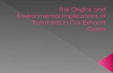 The Origins and Environmental Implications of Pollutants in Car Exhaust Gases