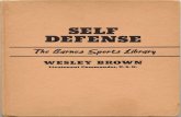 Self Defense by Wesley Brown