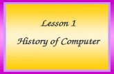 History of computer