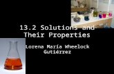 13.2 Solutions and Their Properties