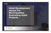 Hotel Development Issues for Municipalities Evaluating Hotel Projects