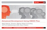 Advanced Development Using OBIEE Plus
