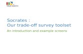 Socrates - Our trade-off survey toolset