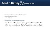 Martin bazley Creating effective content 15 Mar 11
