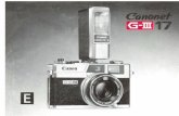 Canonet G-III 17 Manual
